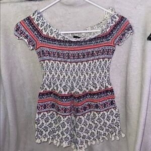 Bohemian Print Kids Romper